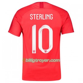 Billige Fotballdrakter England Sterling 10 VM 2018 Bortedraktsett